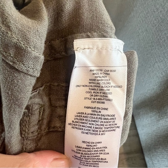 JOIE | ERLETTE LINEN CARGO PANTS NWT - Picture 5 of 5